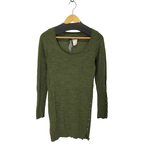 リミフゥ LIMI feu サイドボタン ニットワンピース レディース import:S