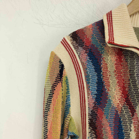 ミッソーニ MISSONI リネンレーヨン ドライバーズジャケット レディース 50