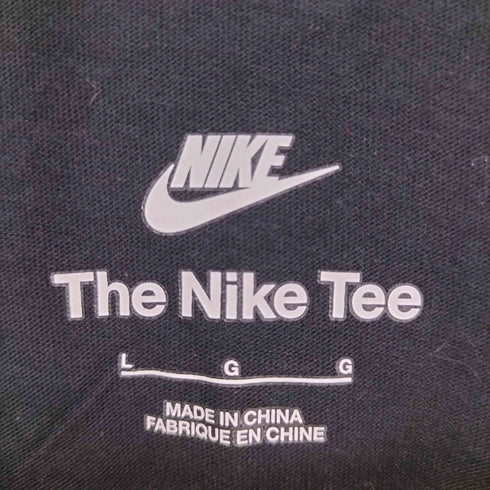 ナイキ NIKE クルーネック ロゴ刺繍 ロングスリーブ Tシャツ メンズ L