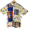 kawatani shirt ユニセックス ボタンダウン クレイジーパターンシャツ メンズ JPN:S