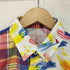 kawatani shirt ユニセックス ボタンダウン クレイジーパターンシャツ メンズ JPN:S
