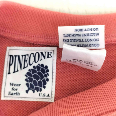 パインコーン PINECONE 日本製 vガゼット サーマルTシャツ メンズ JPN:4