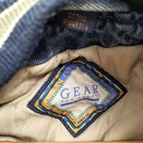 GEAR SPORTWEAR コットンデニムスタジャン メンズ import:S