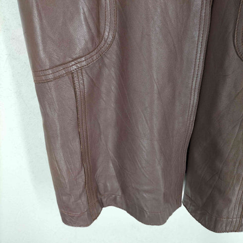 APPENA DUE. lamb leather レザートレンチコート レディース 38
