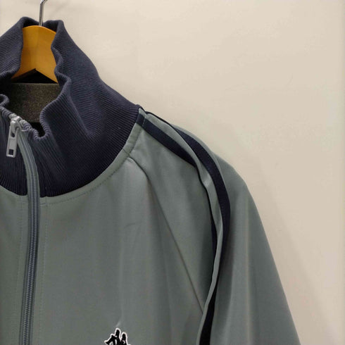 カッパ Kappa ロゴ刺繍 バイカラー ショルダーライン トラック ジャケット ブルゾン メンズ import:L