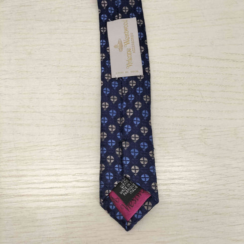 ヴィヴィアンウエストウッド Vivienne Westwood イタリア製 総柄シルクネクタイ メンズ