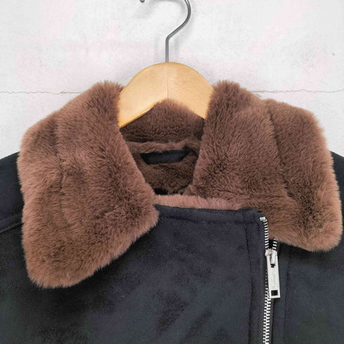 ホリスター Hollister フェイクムートンライダースジャケット レディース import:XS