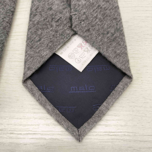 マーロ malo カシミヤシルクネクタイ メンズ