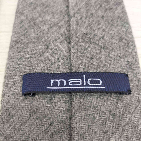 マーロ malo カシミヤシルクネクタイ メンズ