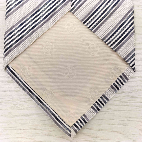 ジョルジオアルマーニ Giorgio Armani ストライプ柄シルクネクタイ メンズ