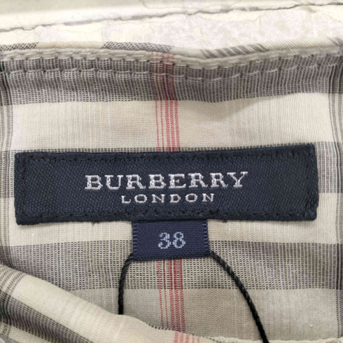 バーバリーロンドン BURBERRY LONDON チェックミディスカート レディース JPN:38