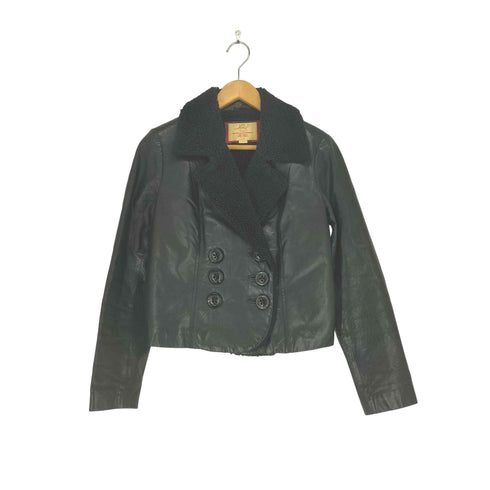 リーバイス Levis pig leather 裏ボアピッグレザーライダースジャケット レディース JPN:M