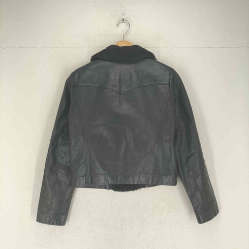 リーバイス Levis pig leather 裏ボアピッグレザーライダースジャケット レディース JPN:M