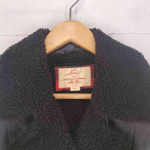 リーバイス Levis pig leather 裏ボアピッグレザーライダースジャケット レディース JPN:M