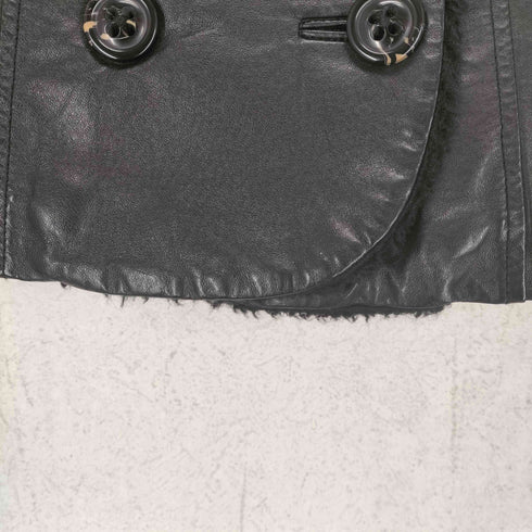 リーバイス Levis pig leather 裏ボアピッグレザーライダースジャケット レディース JPN:M