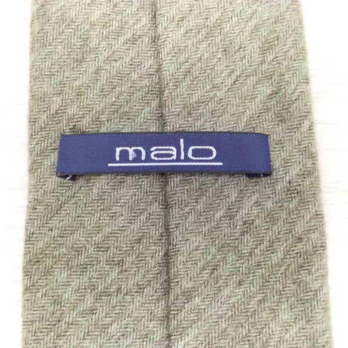 マーロ malo カシミヤシルクネクタイ メンズ