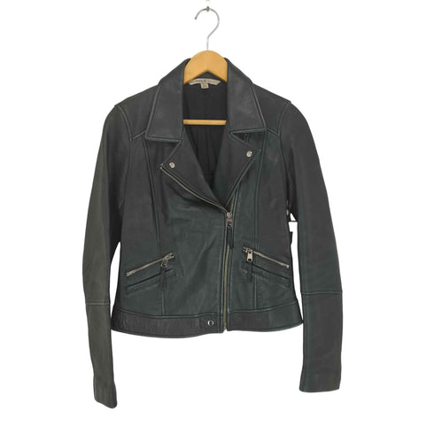 ザラ ZARA TRF レザーダブルライダースジャケット レディース USA L