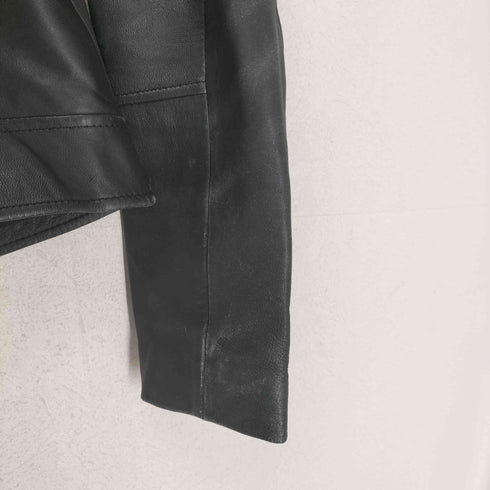 ザラ ZARA TRF レザーダブルライダースジャケット レディース USA L