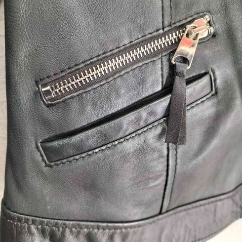 ザラ ZARA TRF レザーダブルライダースジャケット レディース USA L