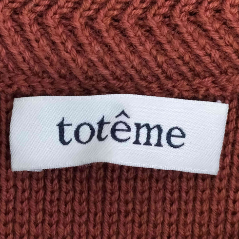トーテム toteme パフニット ウールコットン クルーネックニットセーター レディース import:S
