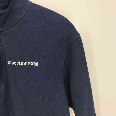 ザラ ZARA CIAO NEW YORK ハーフジップ スウェット メンズ import:S