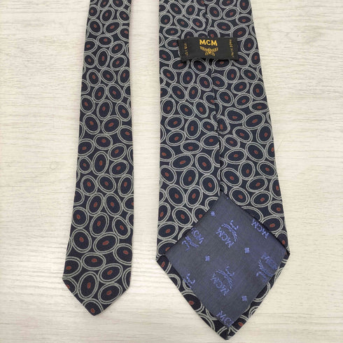 エムシーエム MCM 総柄シルクネクタイ メンズ