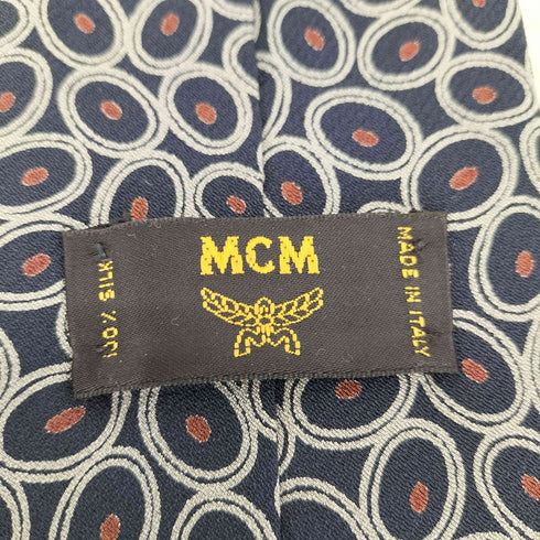 エムシーエム MCM 総柄シルクネクタイ メンズ