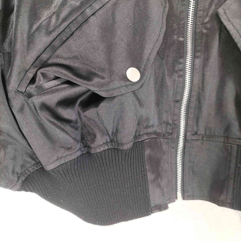 WESTLINK バック刺繍ワッペンサテンショートボンバージャケット Y2K レディース JPN:S