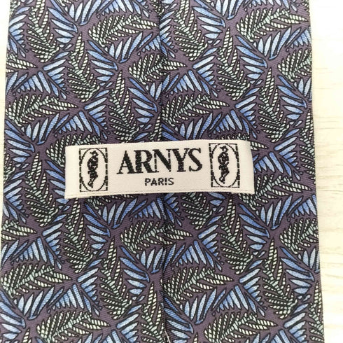 アルニス パリス ARNYS PARIS ボタニカル柄シルクネクタイ メンズ