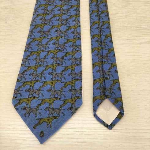 アルニス パリス ARNYS PARIS 犬柄シルクネクタイ メンズ