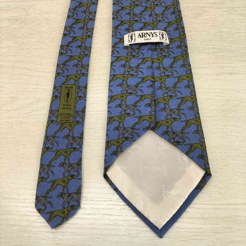 アルニス パリス ARNYS PARIS 犬柄シルクネクタイ メンズ