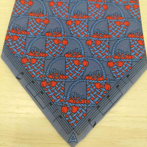 アルニス パリス ARNYS PARIS チェリー柄シルクネクタイ メンズ