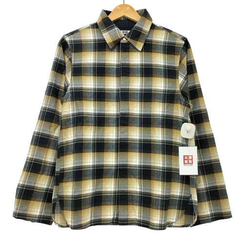 ユニクロユー UNIQLO U 23AW フランネルシャツ オンブレチェック レディース JPN:M