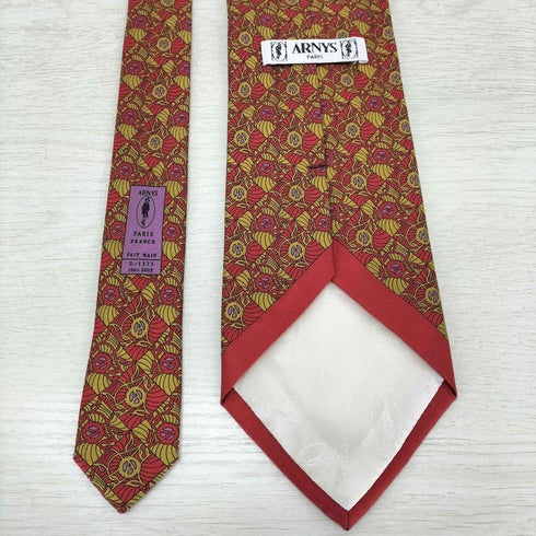アルニス パリス ARNYS PARIS 総柄シルクネクタイ メンズ