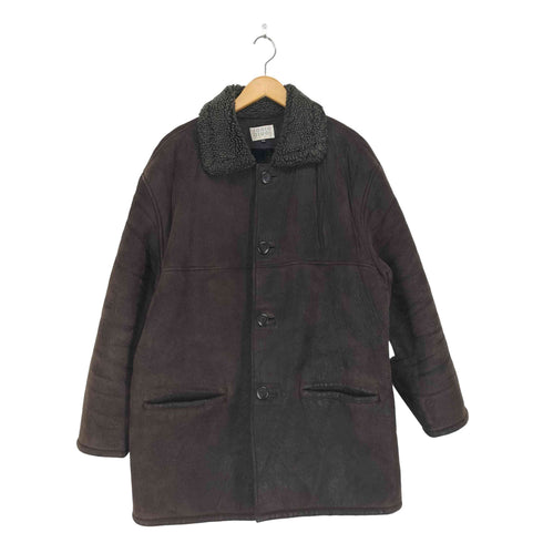 ionio oinoi SODA Pigskin ピッグスウェードムートンジャケット メンズ import:XL
