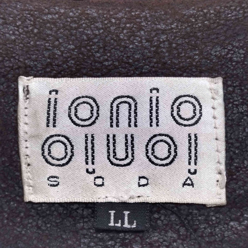 ionio oinoi SODA Pigskin ピッグスウェードムートンジャケット メンズ import:XL