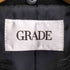 GRADE rabbit fur 襟ラビットファーアンゴラ混シングルコート レディース JPN:9号