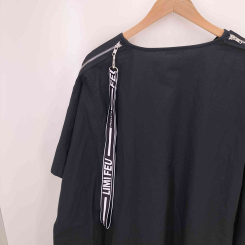 リミフゥ LIMI feu 変形 ジップ デザインワンピース レディース