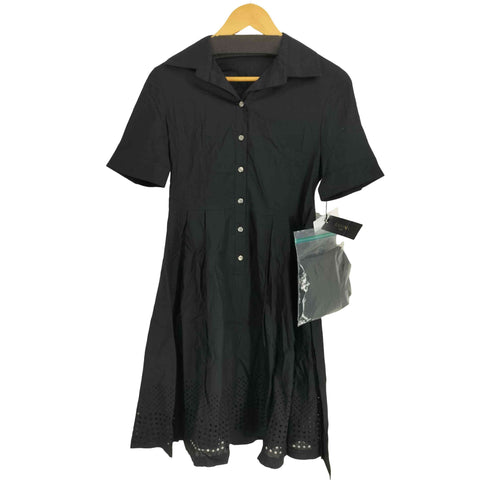 KANNA カットワーク S/S 開襟シャツワンピース レディース 165-170