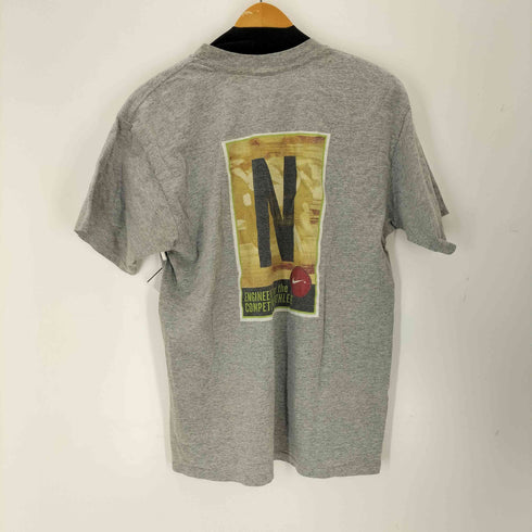 ナイキ NIKE 90-00s 白タグ プリントクルーネックTシャツ メンズ import:M