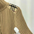 バーバリーロンドン BURBERRY LONDON 羊毛 ジップアップ ドライバーズニット ジャケット レディース 2