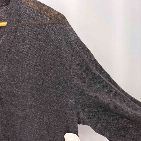 トゥモローランド TOMORROWLAND フロントボタン リネン コード Vネック カーディガン メンズ L