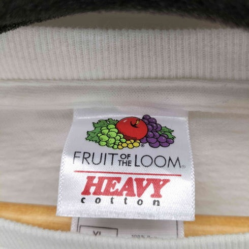 フルーツオブザルーム FRUIT OF THE LOOM プリントクルーネックTシャツ メンズ import:XL