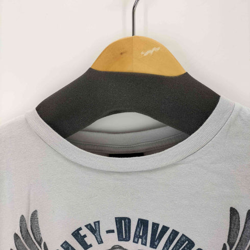 ハーレーダビッドソン HARLEY-DAVIDSON 00s プリントクルーネックTシャツ レディース import:S