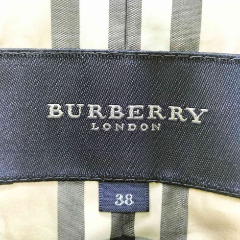 バーバリー BURBERRY 裏地ノバチェック フード付き キルティングジャケット レディース 38