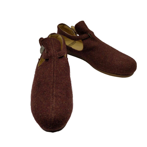 アンダーカバー UNDER COVER JUN TAKAHASHI 97AW Leaf期 Wool Slipon Mary Jane ウール スリッポン メリージェーン サンダル レディース JPN:23