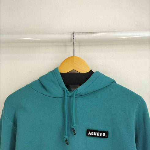 アニエスベーオム Agnes b.homme 胸元ワッペンプルオーバーパーカー メンズ イ
