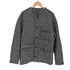 エイチアンドエム H&M ツイードノーカラージャケット メンズ import:S