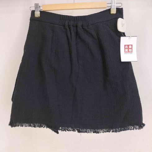 スナイデル snidel ボリュームラップショートパンツ ブラック レディース JPN:1