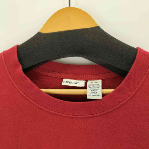 チェロキー Cherokee ロゴ刺繍クルーネックスウェット メンズ import:XL